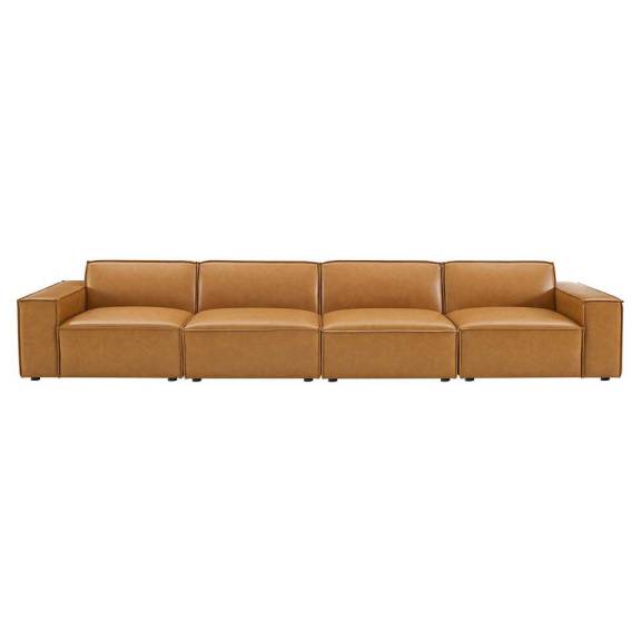 Modway Restore Vegan Leather 4-Piece Sofa | Sofas | Modishstore-3