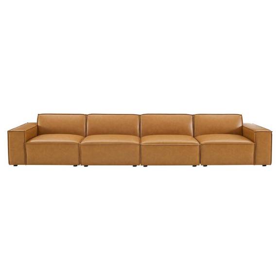 Modway Restore Vegan Leather 4-Piece Sofa - EEI-4710 | Sofa Set | Modishstore - 3