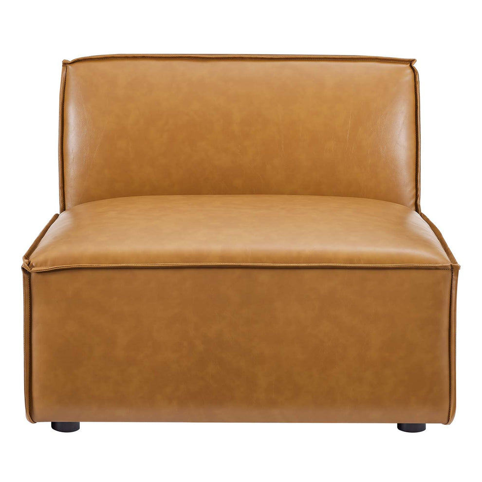 Restore 5-Piece Vegan Leather Sectional Sofa By Modway - EEI-4712 | Sectional | Modishstore - 5