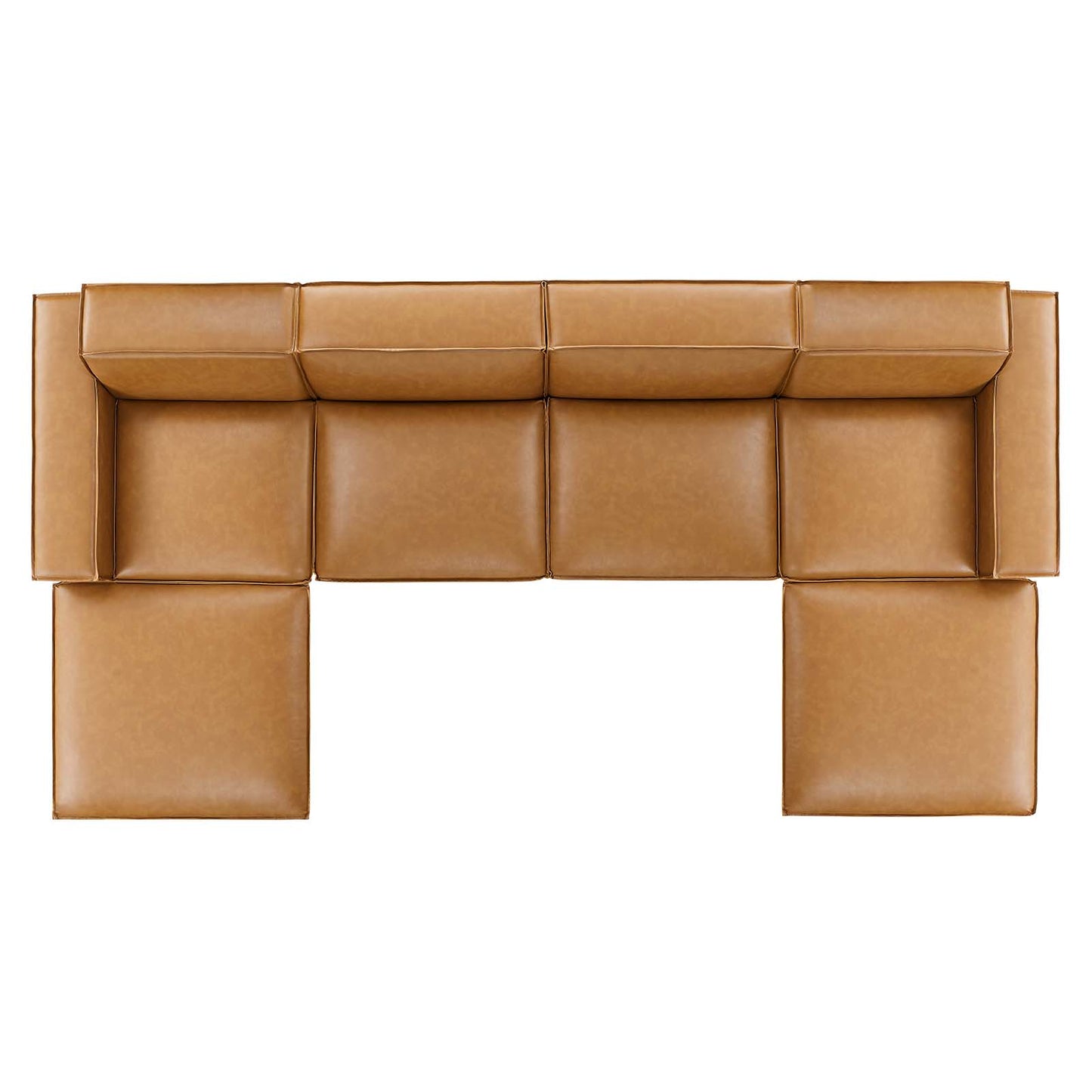 Restore 6-Piece Vegan Leather Sectional Sofa By Modway - EEI-4713 | Sofa Set | Modishstore - 3
