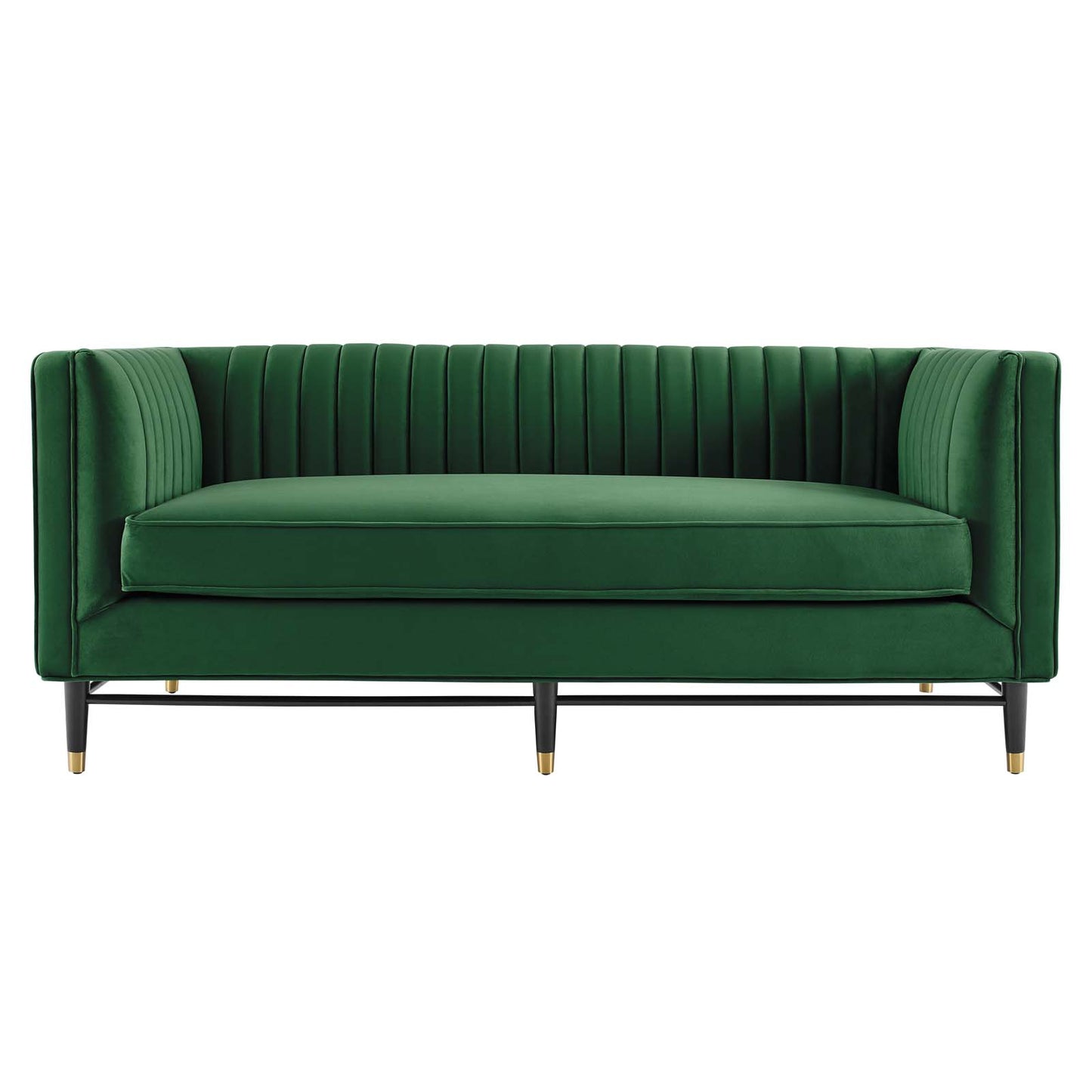 Devote Channel Tufted Performance Velvet Loveseat By Modway - EEI-4718 | Loveseats | Modishstore - 6