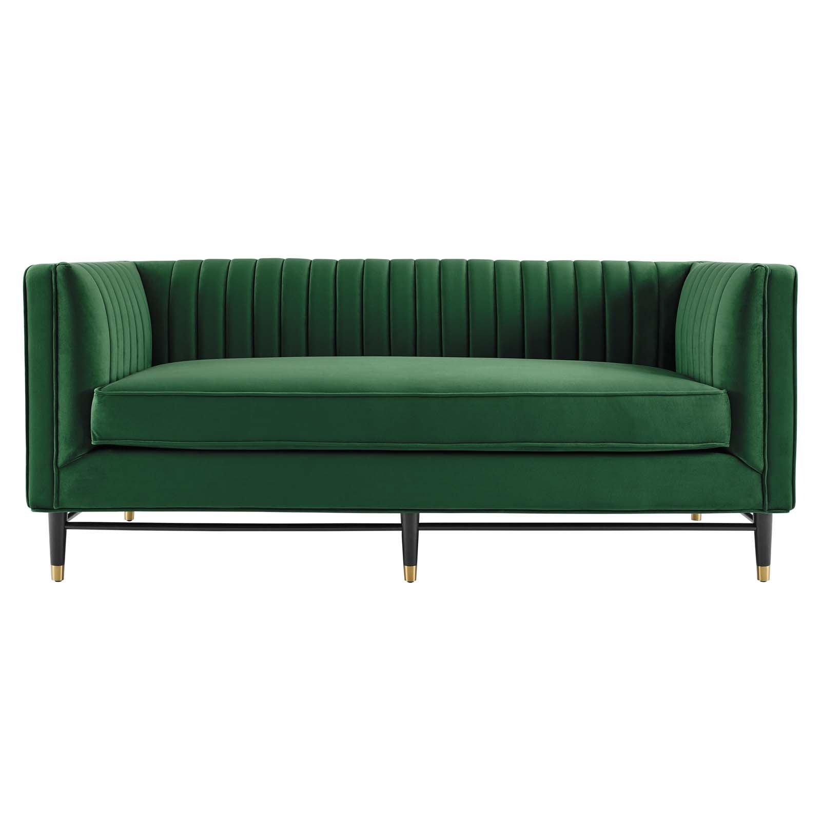 Devote Channel Tufted Performance Velvet Loveseat By Modway - EEI-4718 | Loveseats | Modishstore - 6
