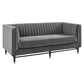 Devote Channel Tufted Performance Velvet Loveseat By Modway - EEI-4718 | Loveseats | Modishstore - 9