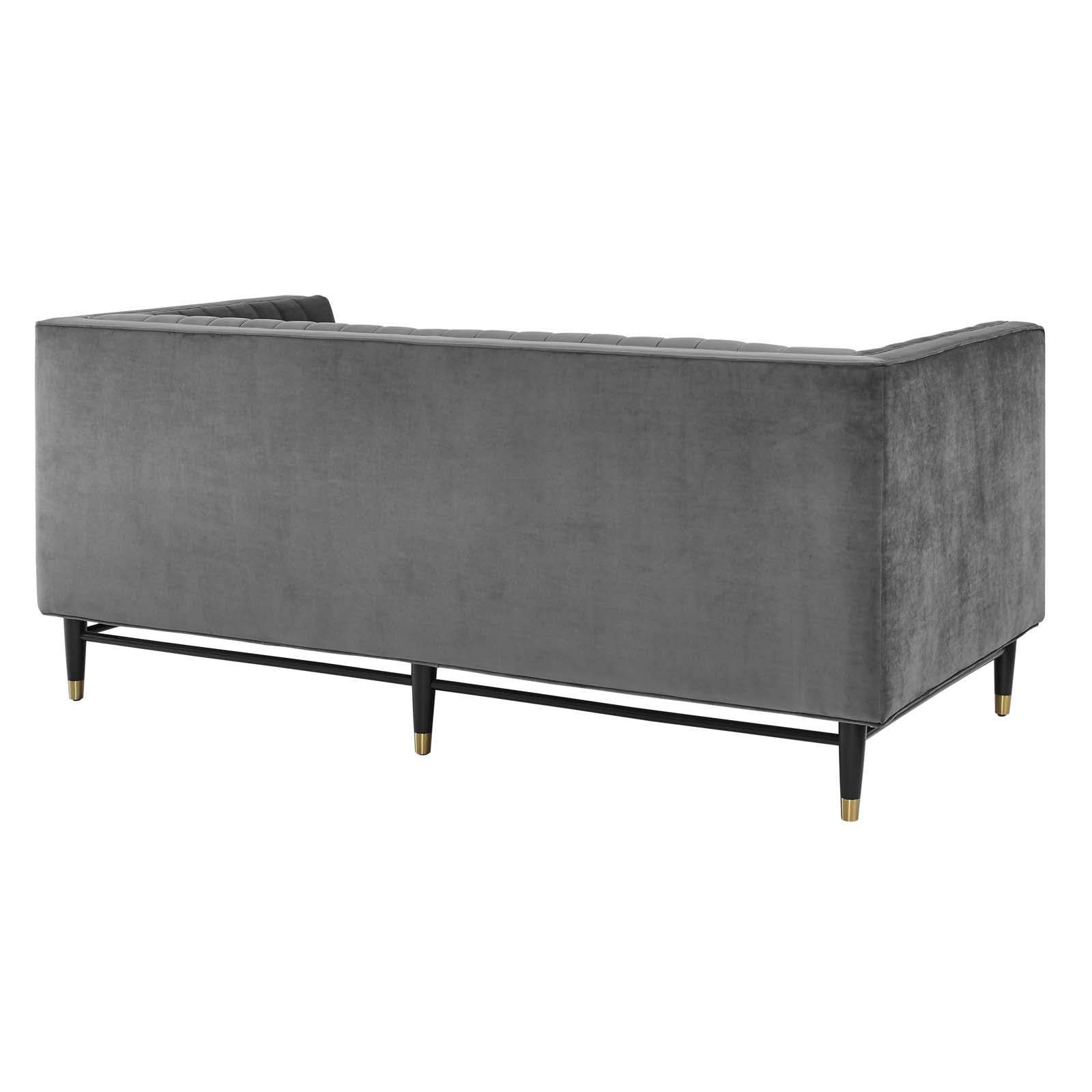 Devote Channel Tufted Performance Velvet Loveseat By Modway - EEI-4718 | Loveseats | Modishstore - 11
