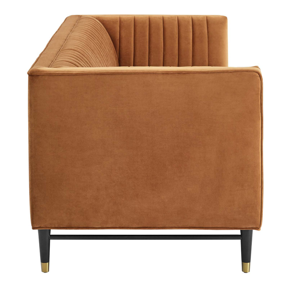 Modway Devote Channel Tufted Performance Velvet Sofa - EEI-4720 | Sofas | Modishstore - 3