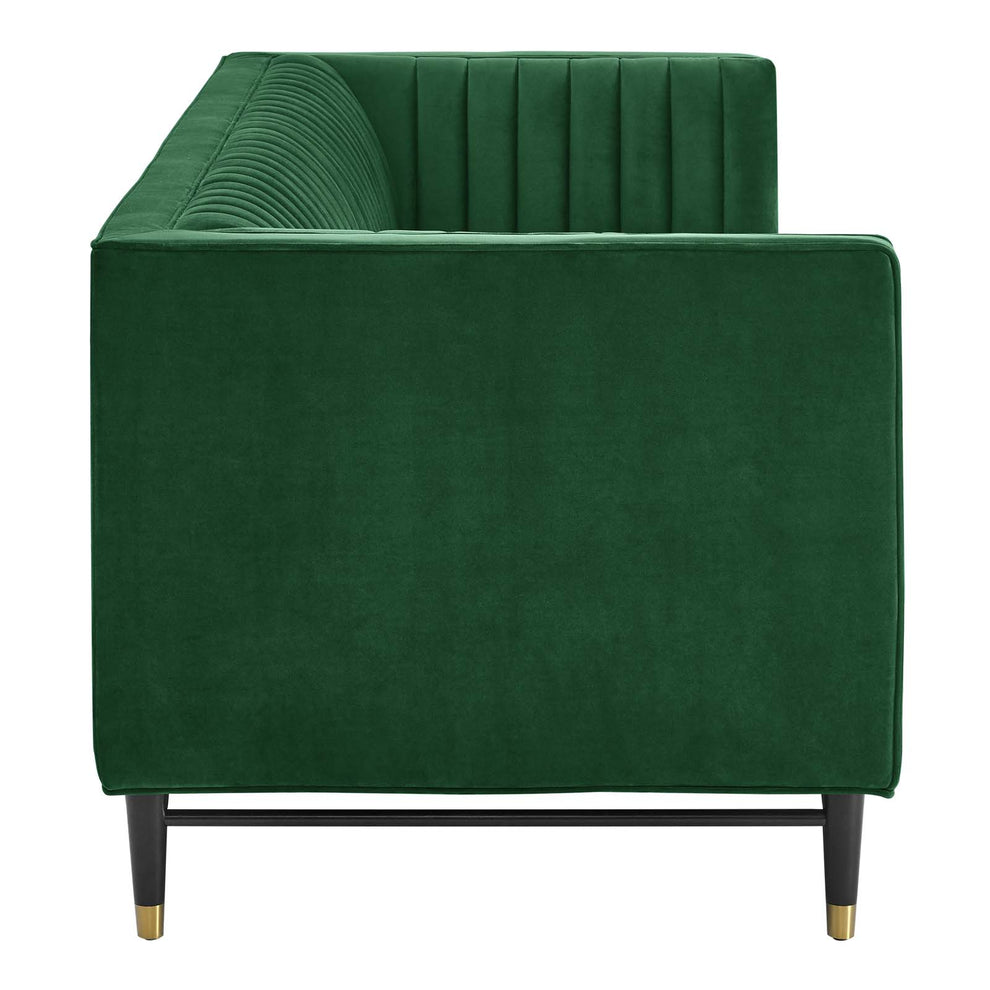 Modway Devote Channel Tufted Performance Velvet Sofa - EEI-4720 | Sofas | Modishstore - 11