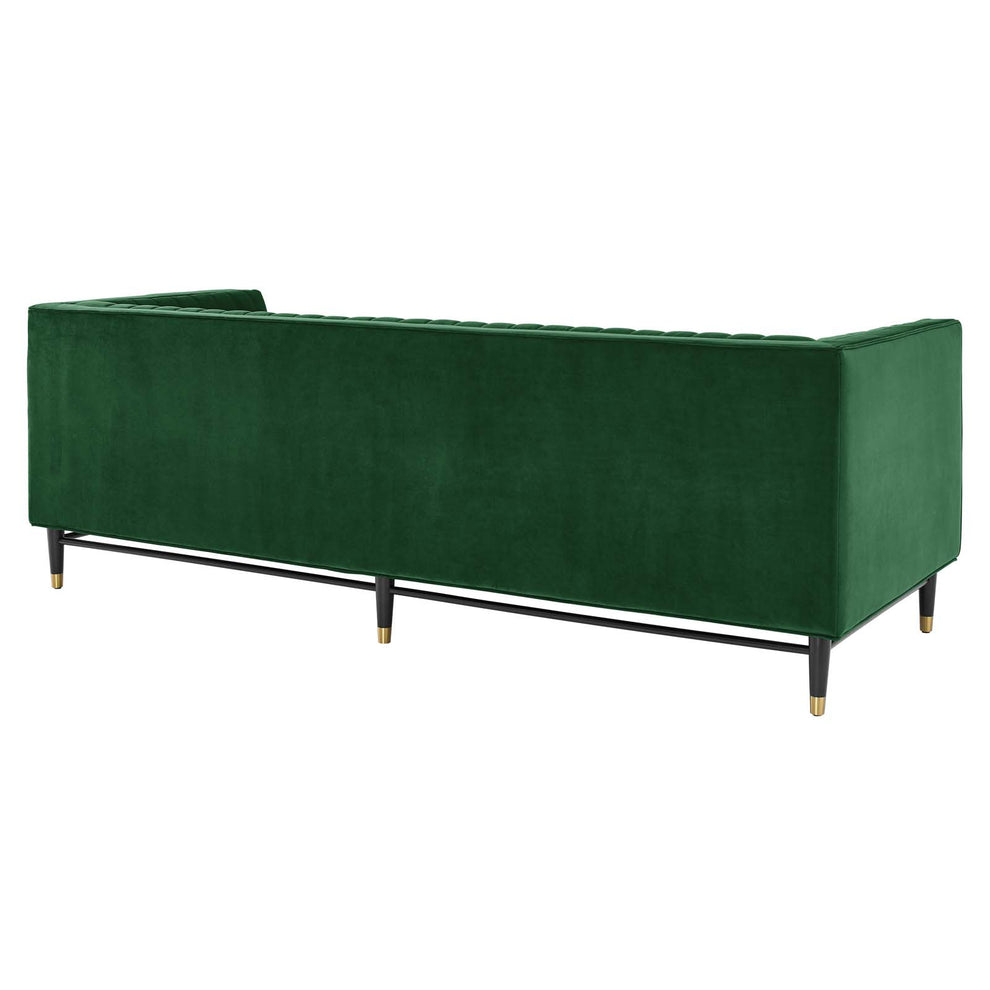 Modway Devote Channel Tufted Performance Velvet Sofa - EEI-4720 | Sofas | Modishstore - 12