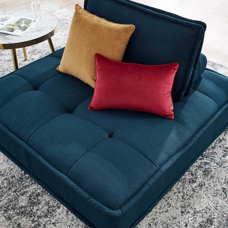 Modway Saunter Tufted Fabric Armless Chair - EEI-4725 | Lounge Chairs | Modishstore - 1