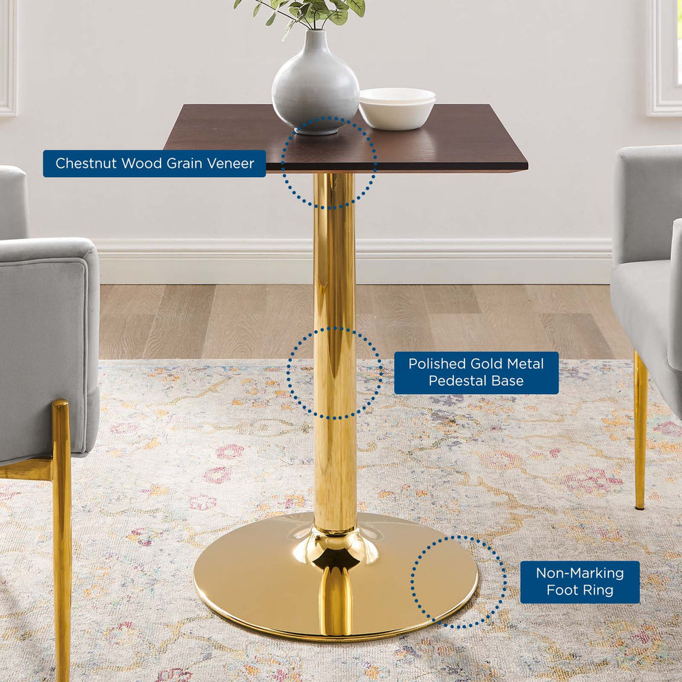Modway Verne 24" Square Dining Table - EEI-4740 | Dining Tables | Modishstore - 5