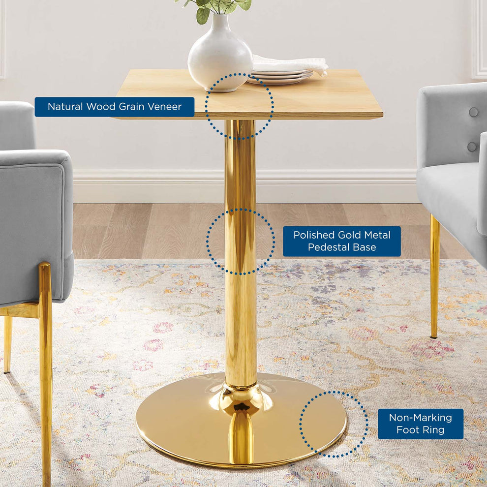 Modway Verne 24" Square Dining Table - EEI-4741 | Dining Tables | Modishstore - 5