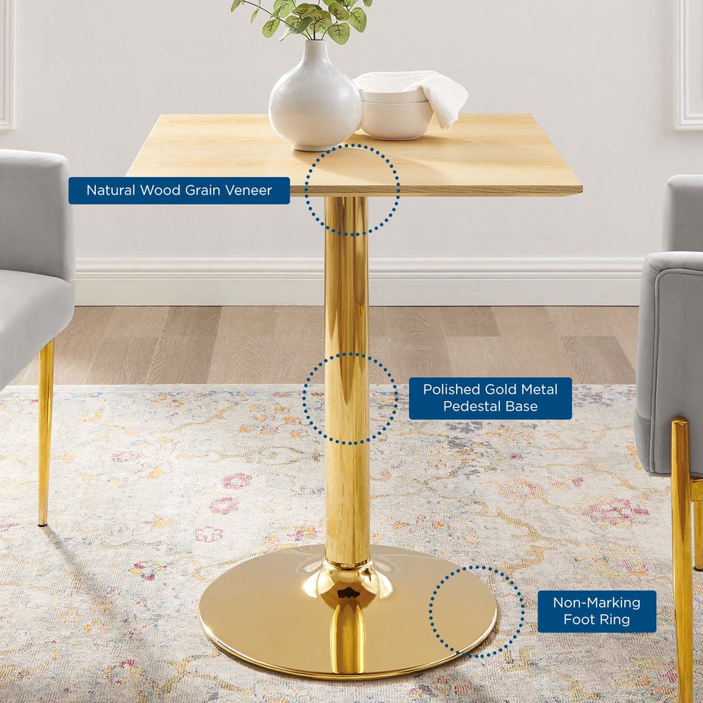 Modway Verne 28" Square Dining Table - EEI-4743 | Dining Tables | Modishstore - 5