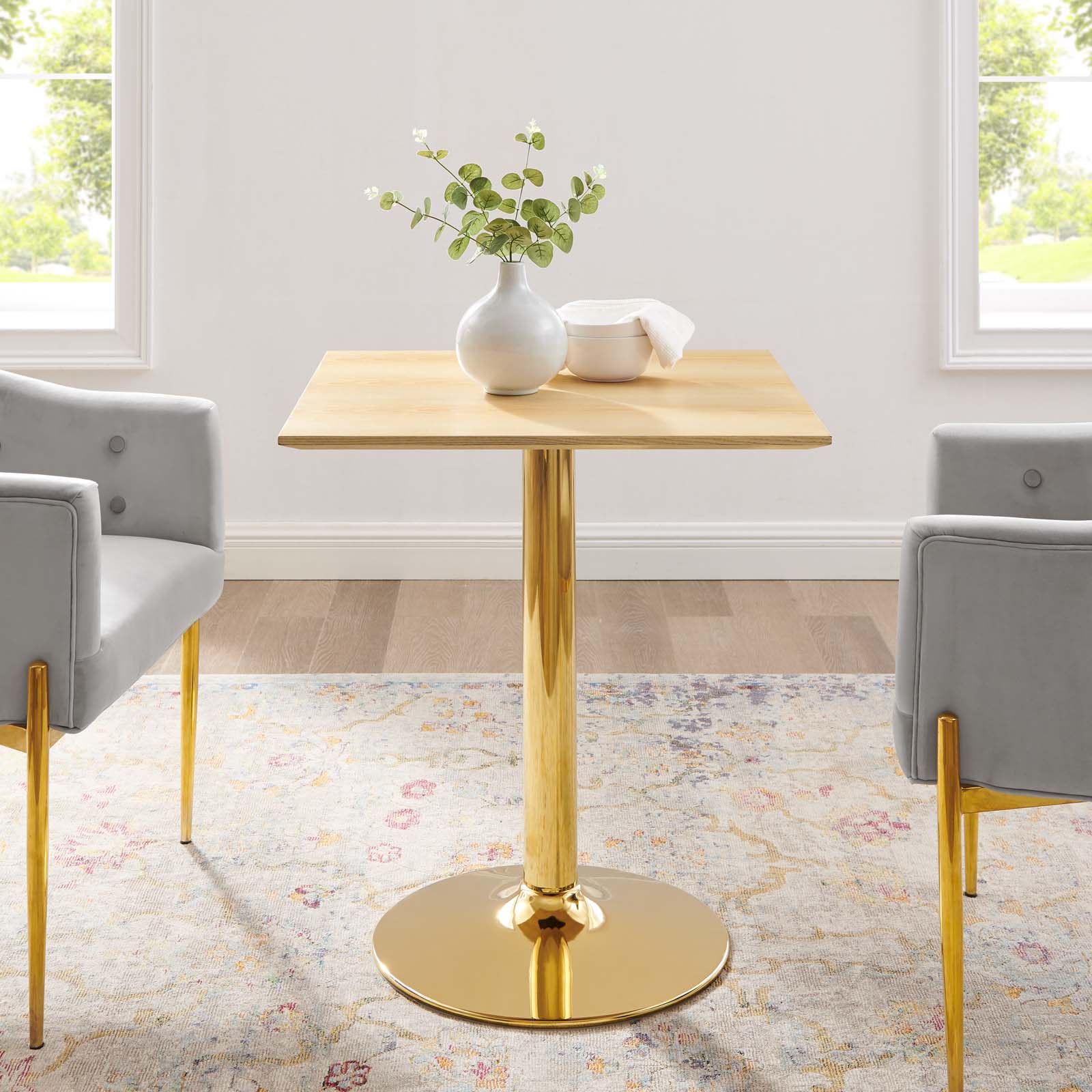 Modway Verne 28" Square Dining Table - EEI-4743 | Dining Tables | Modishstore - 1