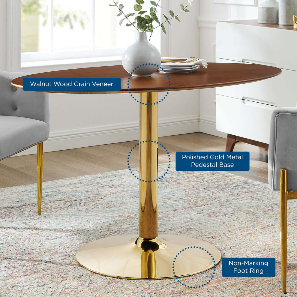 Modway Verne 48" Oval Dining Table - EEI-4751 | Dining Tables | Modishstore - 4