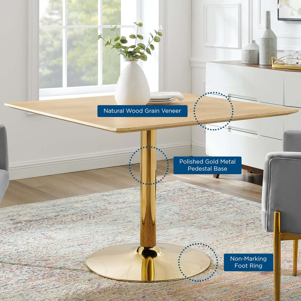 Modway Verne 40" Square Dining Table - EEI-4756 | Dining Tables | Modishstore - 4