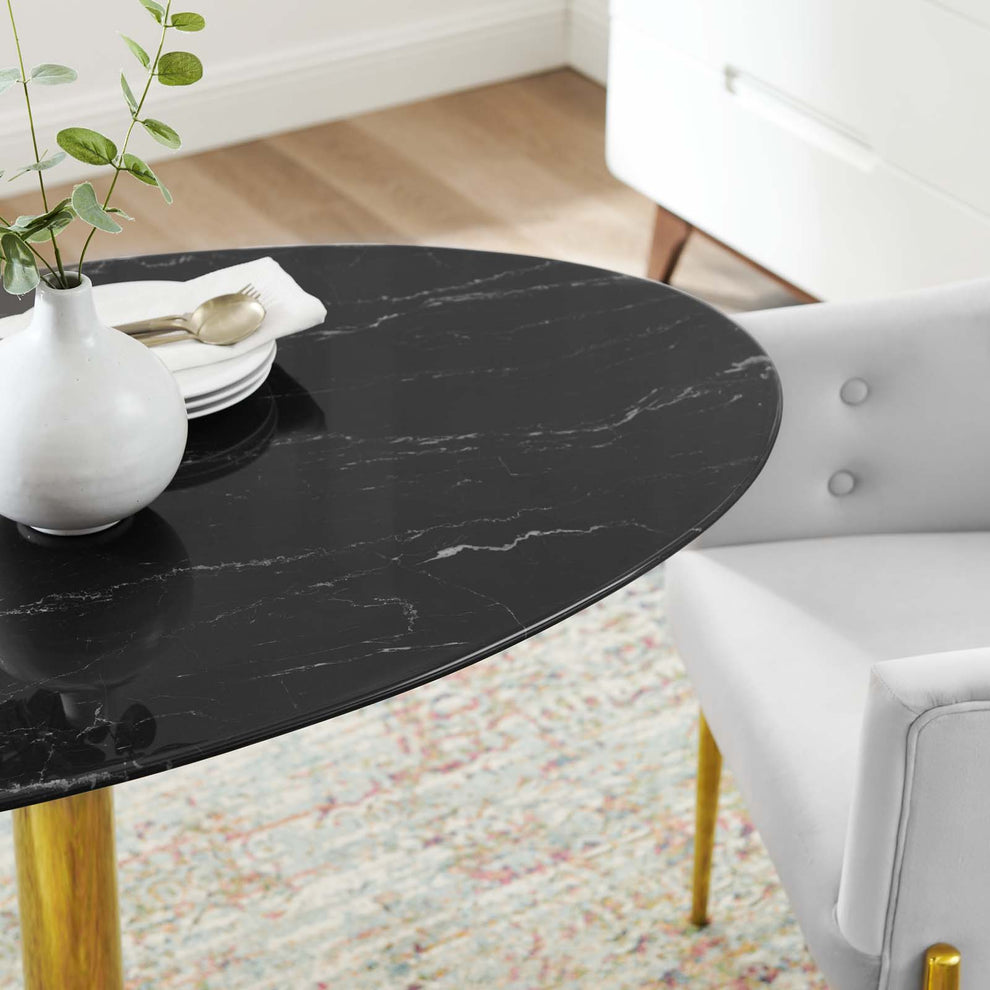 Modway Verne 48" Artificial Marble Dining Table - EEI-4759 | Dining Tables | Modishstore - 5