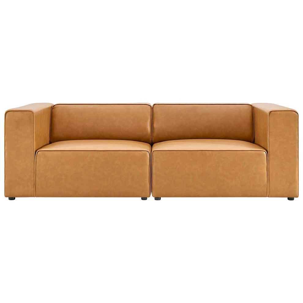 Mingle Vegan Leather 2-Piece Sectional Sofa Loveseat By Modway - EEI-4788 | Sofa Set | Modishstore - 8