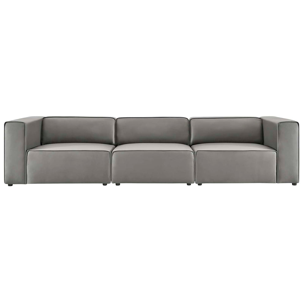 Mingle Vegan Leather 3-Piece Sectional Sofa By Modway - EEI-4789 | Sofa Set | Modishstore - 13