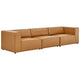 Mingle Vegan Leather 3-Piece Sectional Sofa By Modway | Sofas | Modishstore-2