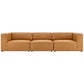 Mingle Vegan Leather 3-Piece Sectional Sofa By Modway | Sofas | Modishstore-3