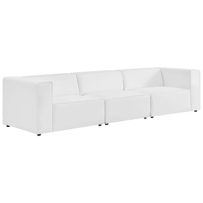 Mingle Vegan Leather 3-Piece Sectional Sofa By Modway - EEI-4789 | Sofa Set | Modishstore - 7