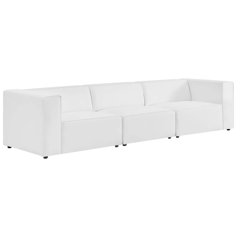 Mingle Vegan Leather 3-Piece Sectional Sofa By Modway - EEI-4789 | Sofa Set | Modishstore - 7