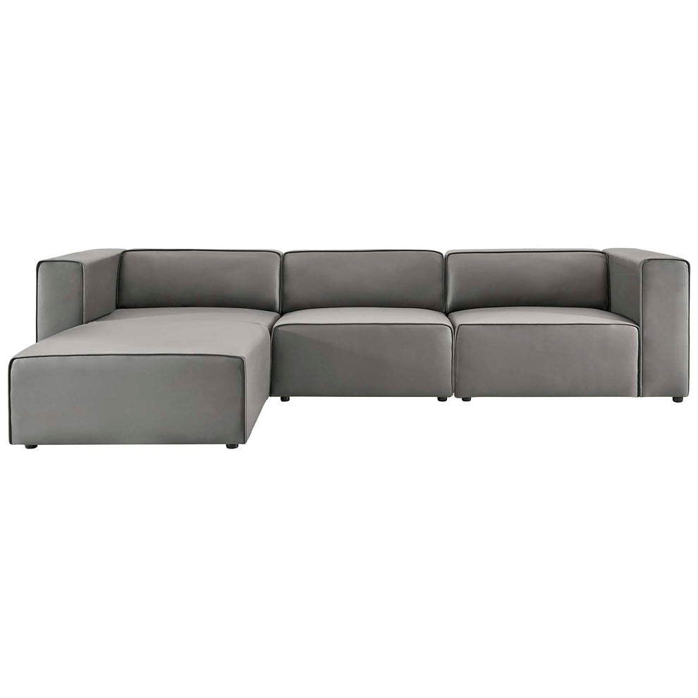 Mingle Vegan Leather Sofa and Ottoman Set By Modway - EEI-4790 | Sofa Set | Modishstore - 13