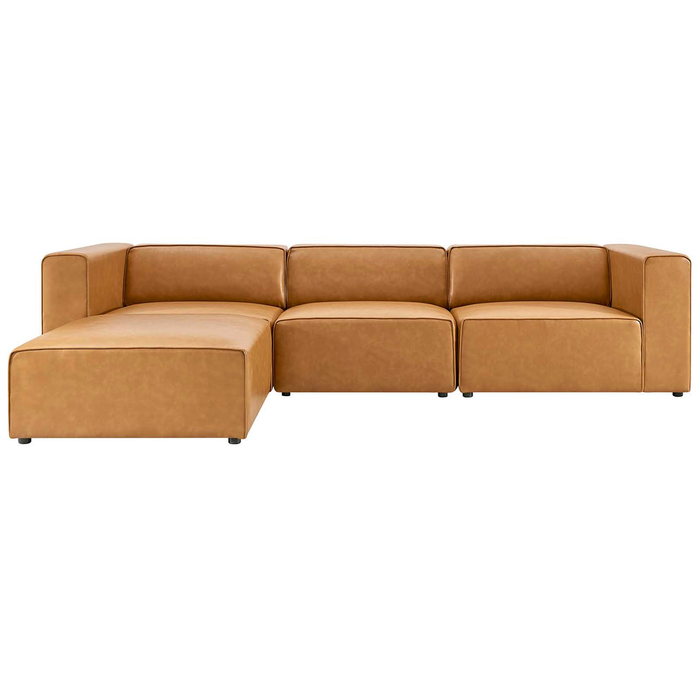 Mingle Vegan Leather Sofa and Ottoman Set By Modway - EEI-4790 | Sofa Set | Modishstore - 3