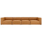 Modway Mingle Vegan Leather 4-Piece Sectional Sofa | Sofas | Modishstore-11