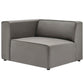 Modway Mingle Vegan Leather 5-Piece Sectional Sofa | Sofas | Modishstore-7