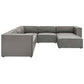 Modway Mingle Vegan Leather 7-Piece Furniture Set | Sofas | Modishstore-6