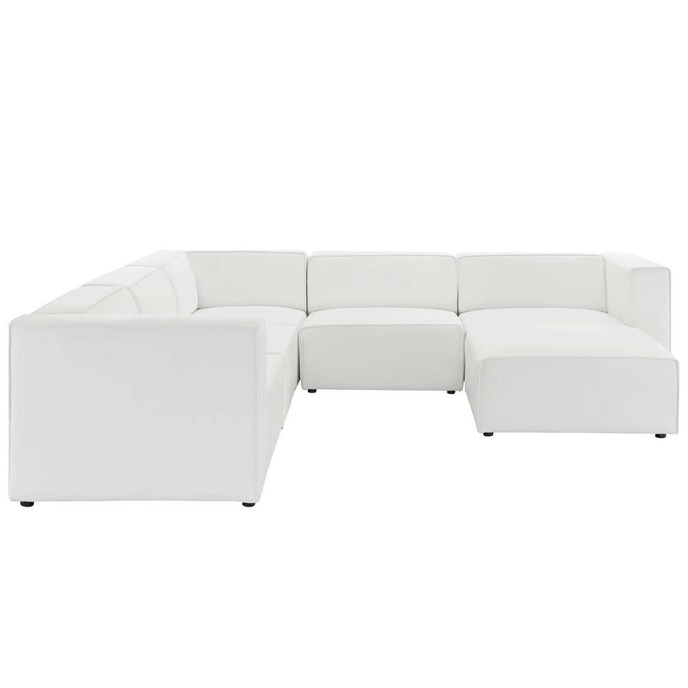 Modway Mingle Vegan Leather 7-Piece Furniture Set - EEI-4796 | Sofa Set | Modishstore - 3