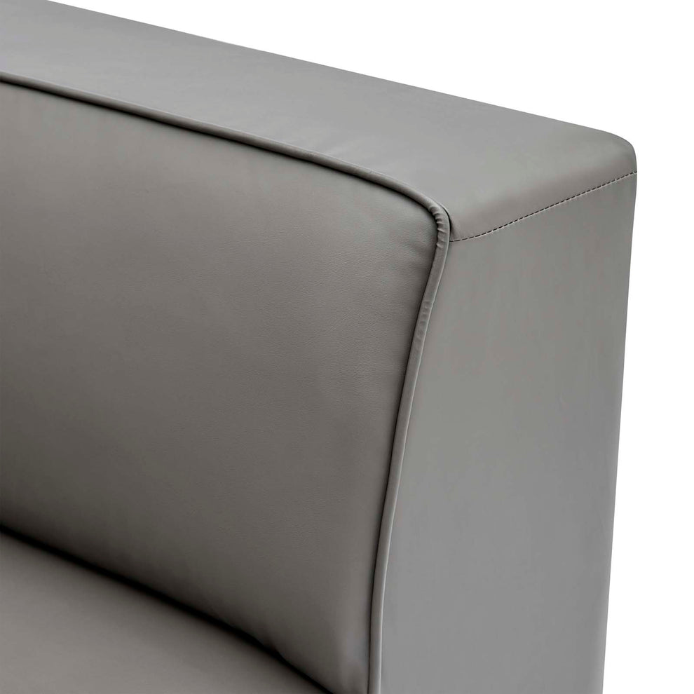 New Modway Mingle Vegan Leather 7-Piece Sectional Sofa - EEI-4797 | Sofa Set | Modishstore - 7
