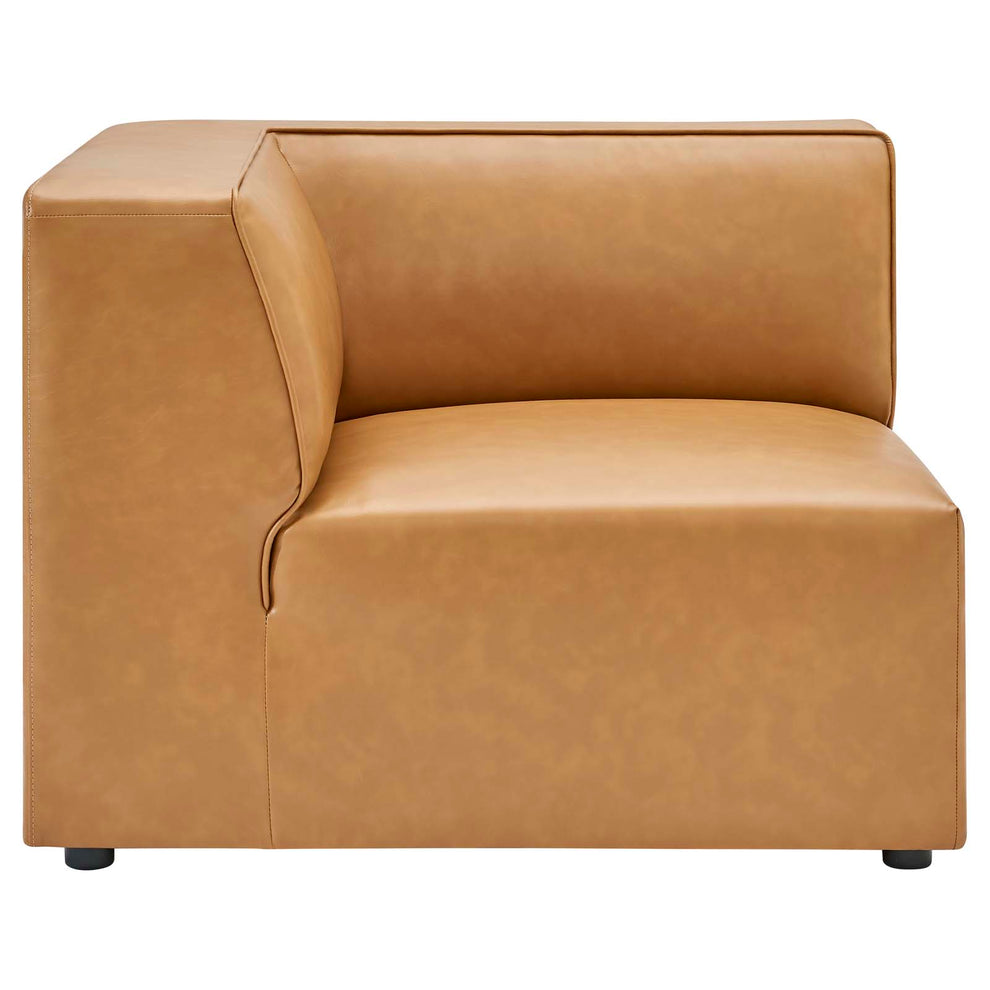 New Modway Mingle Vegan Leather 7-Piece Sectional Sofa - EEI-4797 | Sofa Set | Modishstore - 11
