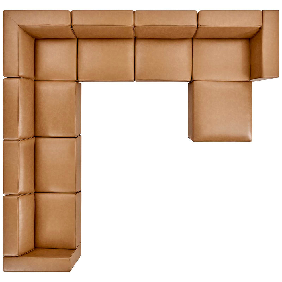 Modway Mingle Vegan Leather 8-Piece Sectional Sofa Set - EEI-4799 | Sofa Set | Modishstore - 9