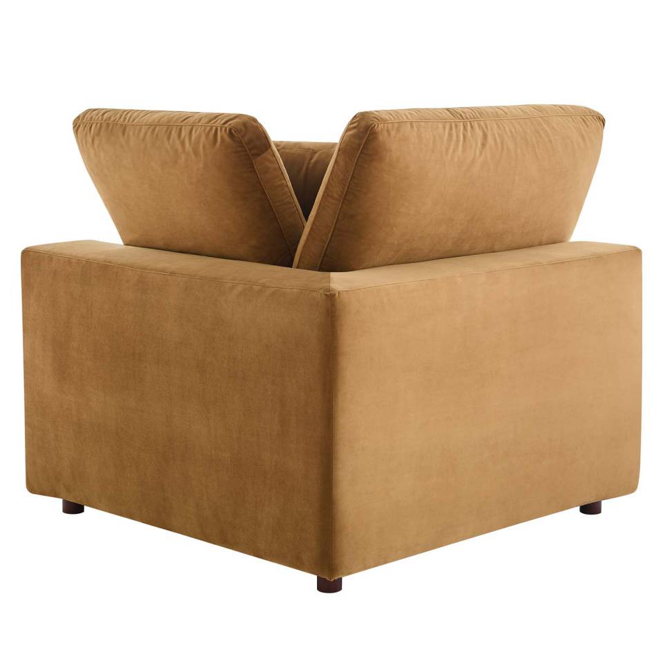 Modway Commix Down Filled Overstuffed Performance Velvet 4-Piece Sectional Sofa - EEI-4818 | Sofa Set | Modishstore - 8