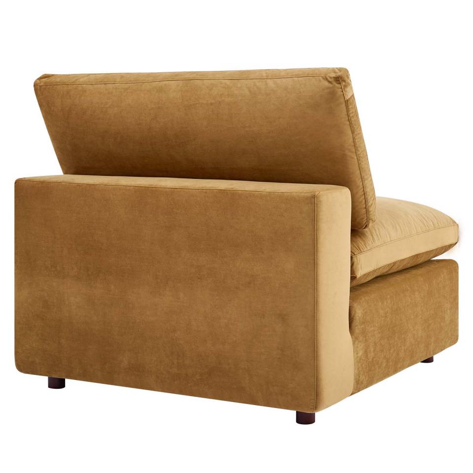Modway Commix Down Filled Overstuffed Performance Velvet 6-Piece Sectional Sofa - EEI-4821 | Sofa Set | Modishstore - 12