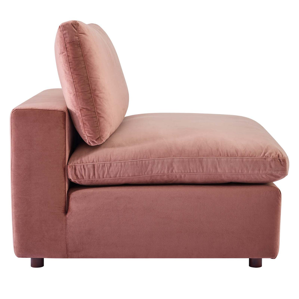 Modway Commix Down Filled Overstuffed Performance Velvet 5-Piece Sectional Sofa - EEI-4822 | Sectional | Modishstore - 15