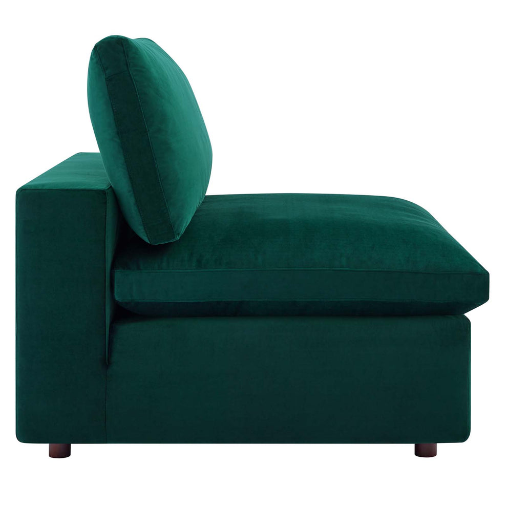 Modway Commix Down Filled Overstuffed Performance Velvet 5-Piece Sectional Sofa - EEI-4822 | Sectional | Modishstore - 22