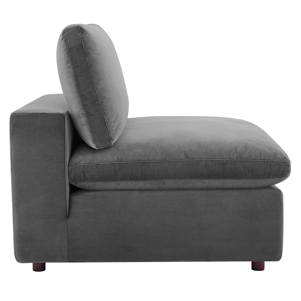 Modway Commix Down Filled Overstuffed Performance Velvet 5-Piece Sectional Sofa - EEI-4822 | Sectional | Modishstore - 29