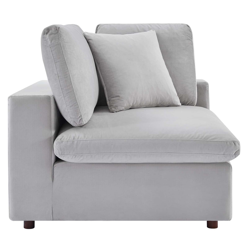 Modway Commix Down Filled Overstuffed Performance Velvet 5-Piece Sectional Sofa - EEI-4822 | Sectional | Modishstore - 34