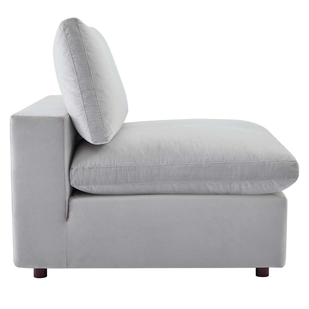 Modway Commix Down Filled Overstuffed Performance Velvet 5-Piece Sectional Sofa - EEI-4822 | Sectional | Modishstore - 36