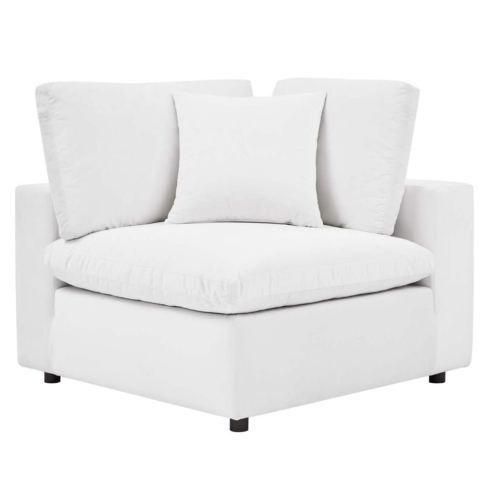 Modway Commix Down Filled Overstuffed Performance Velvet 5-Piece Sectional Sofa - EEI-4822 | Sectional | Modishstore - 46