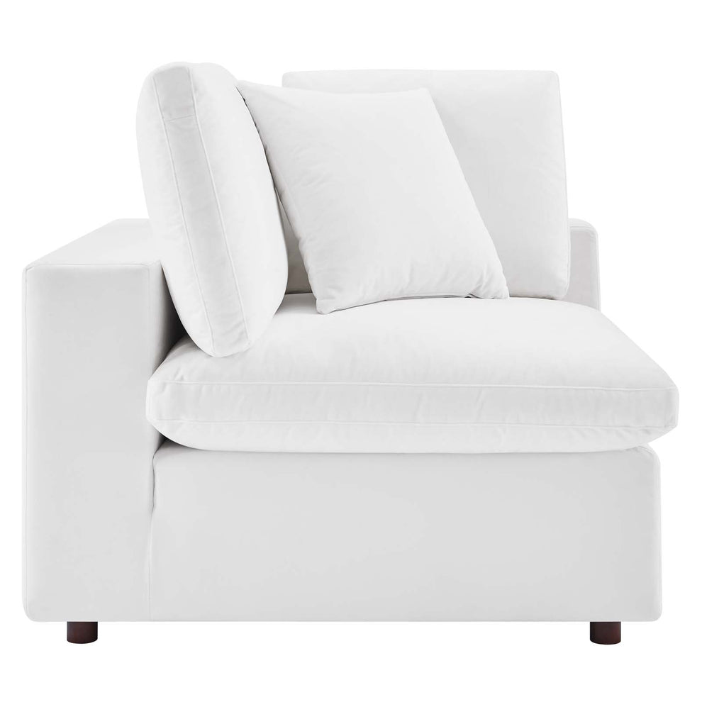 Modway Commix Down Filled Overstuffed Performance Velvet 5-Piece Sectional Sofa - EEI-4822 | Sectional | Modishstore - 48