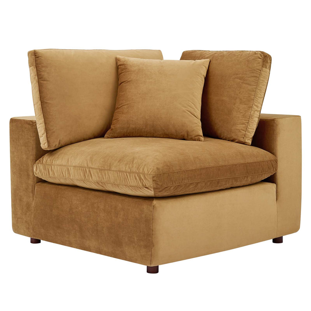 Commix Down Filled Overstuffed Performance Velvet 6-Piece Sectional Sofa By Modway - EEI-4824 | Sectional | Modishstore - 4
