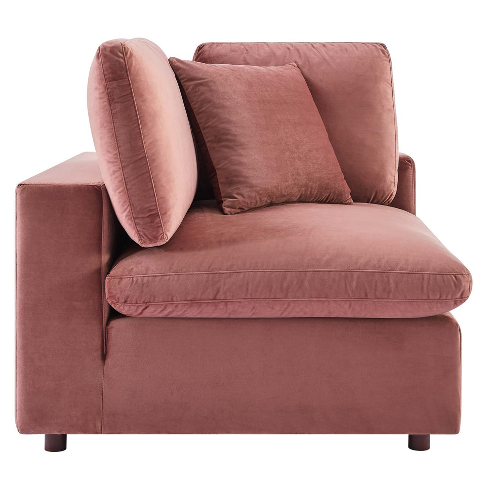 Commix Down Filled Overstuffed Performance Velvet 6-Piece Sectional Sofa By Modway - EEI-4824 | Sectional | Modishstore - 11