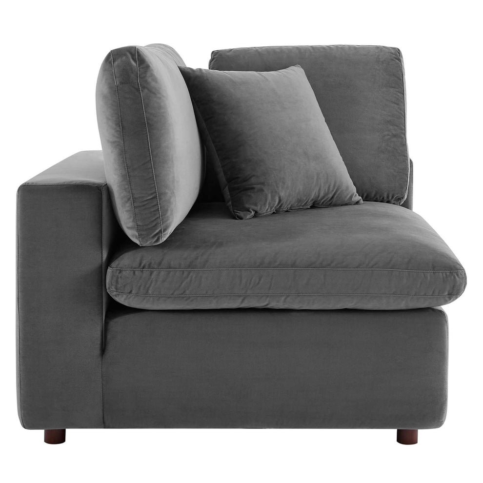 Commix Down Filled Overstuffed Performance Velvet 6-Piece Sectional Sofa By Modway - EEI-4824 | Sectional | Modishstore - 21