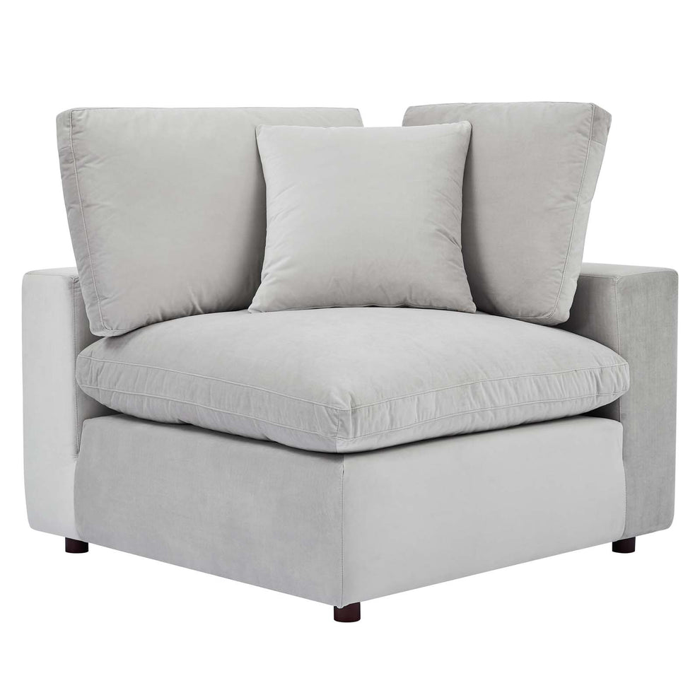 Commix Down Filled Overstuffed Performance Velvet 6-Piece Sectional Sofa By Modway - EEI-4824 | Sectional | Modishstore - 24