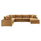 Modway Commix Down Filled Overstuffed Performance Velvet 7-Piece Sectional Sofa - EEI-4825 | Sectional | Modishstore - 3