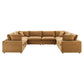 Modway Commix Down Filled Overstuffed Performance Velvet 8-Piece Sectional Sofa - EEI-4826 | Sectional | Modishstore - 3