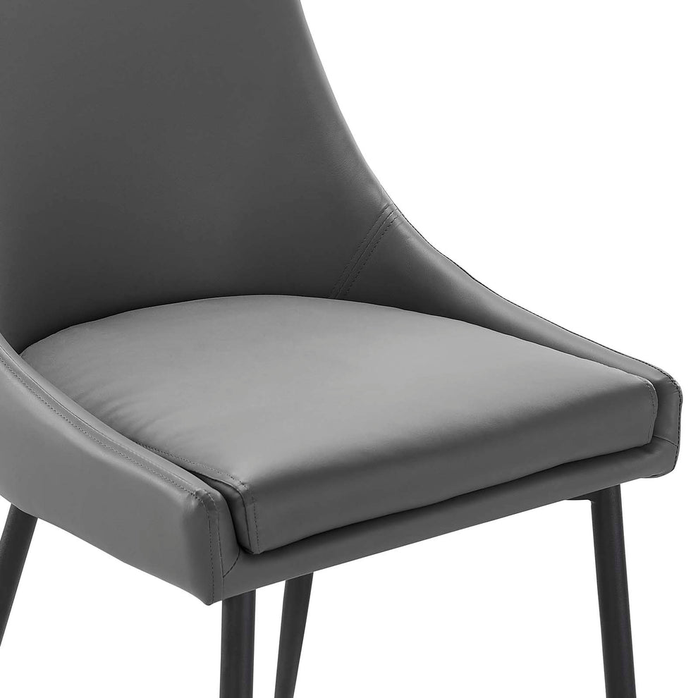 Modway Viscount Vegan Leather Dining Chairs - Set of 2 - EEI-4827 | Dining Chairs | Modishstore - 3